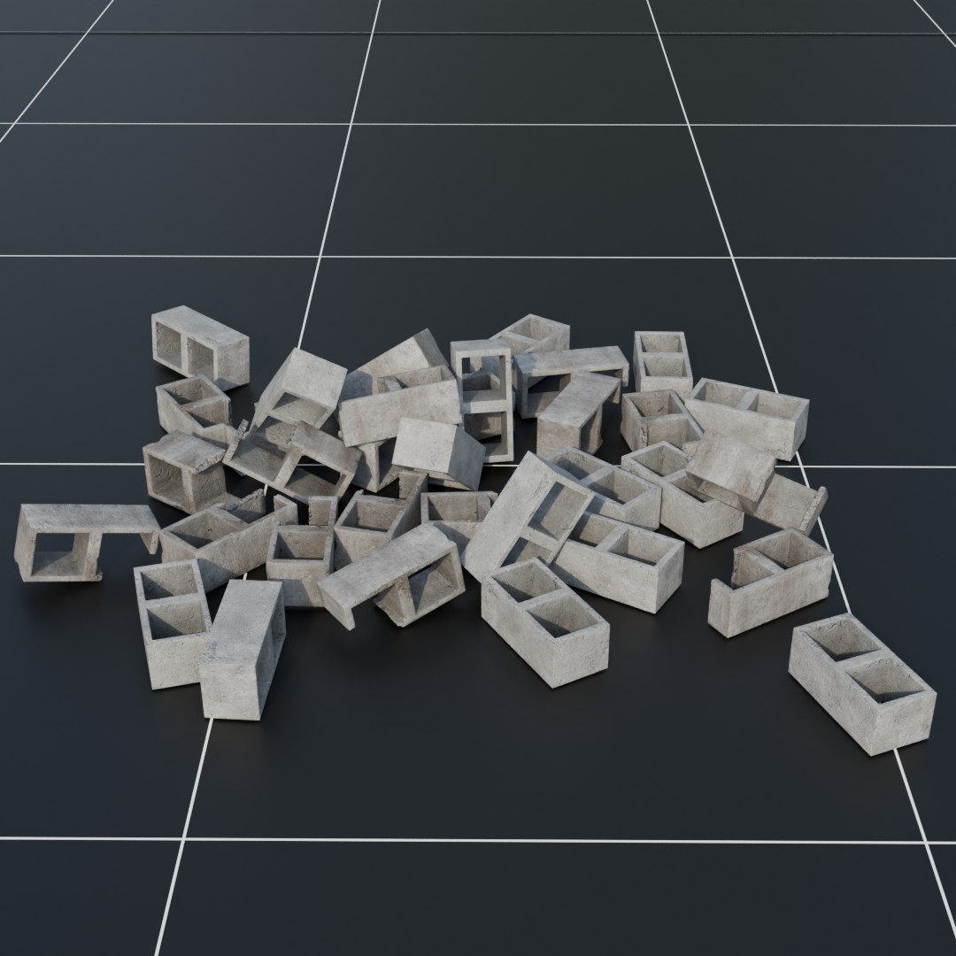 Concrete Rubble Set_V2